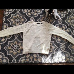 Ivory Cutout Back Sweater